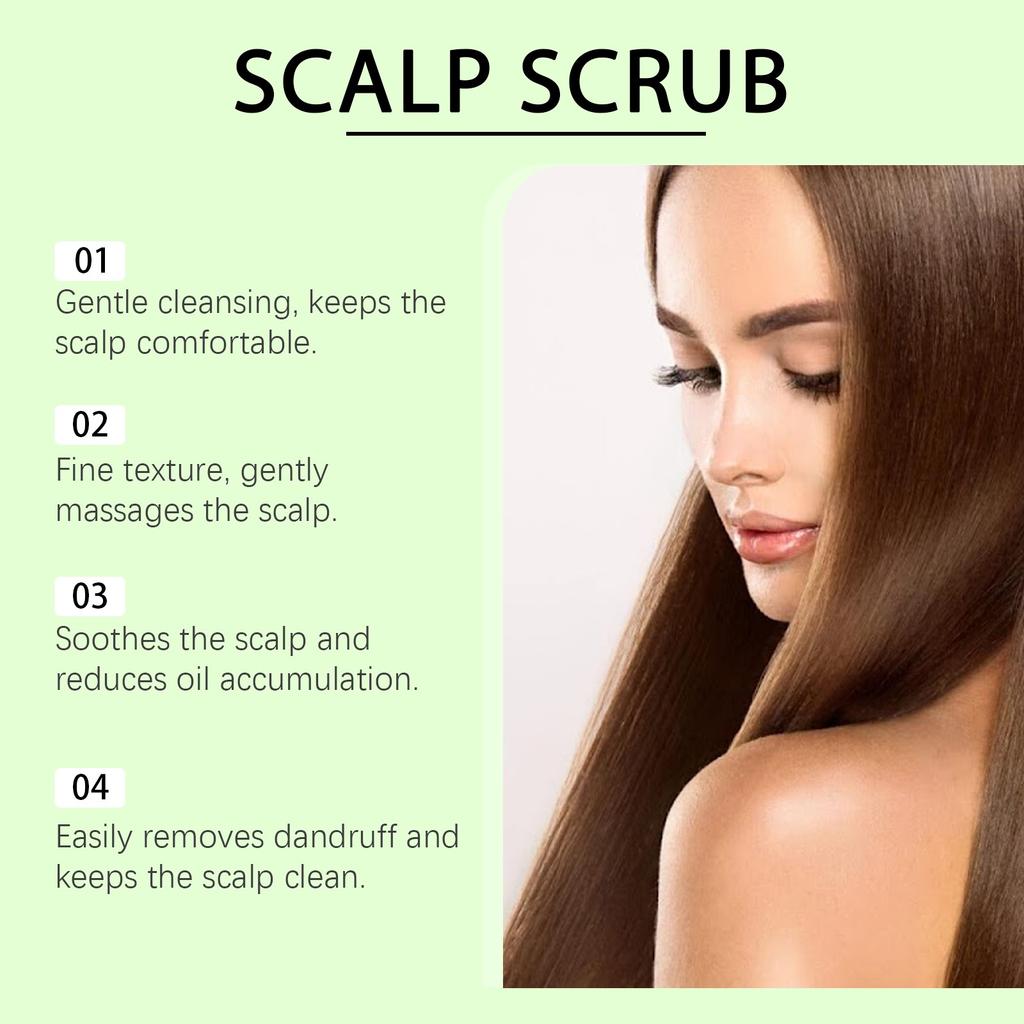 Scalp Care Scrub Sea Cleanser Oil Control -dandruff Soft Hair Refreshing Scalp Clean