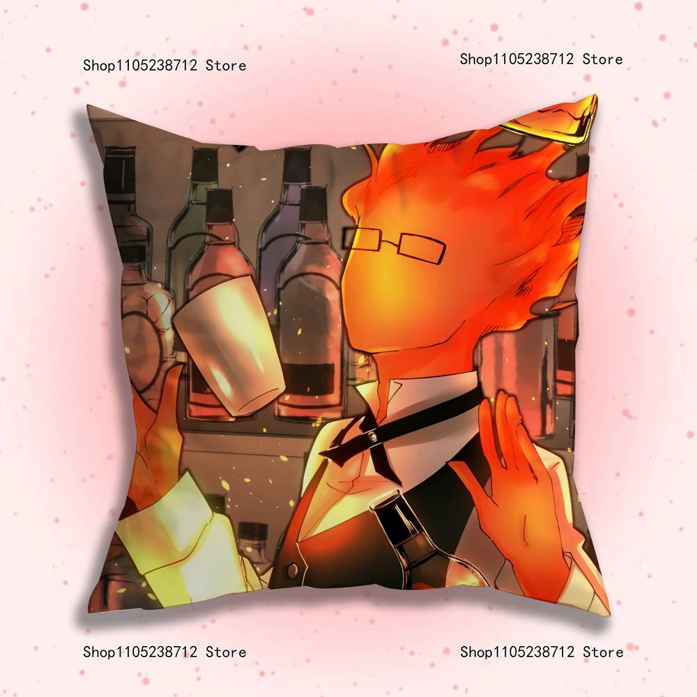 Grilby UUndertale Pillow Case Plush Fabric Soft Pillowcase Double Sided Print Sofa Cushion Cover Throw