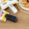 Rechargable 2 In 1 Mini Bag Heat Sealer Storage Package Snack Sealer Clip Handheld Plastic Bag Heat Sealing Machine USB