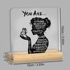 Clear Inspirational Plaque Acrylic Gifts for Mum Desktop Decoration  Gift