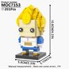 MOOXI Dragon Anime Brickheadzed Figure Scene Adult Building Blocks Set MOC Brick Model Kit DIY Diorama Toy For Kid Boy Girl Gift