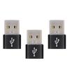 3PCS U Disk Adapter USB to TypeC Adapter USB C Female to USB Male Adapter  Computer Use