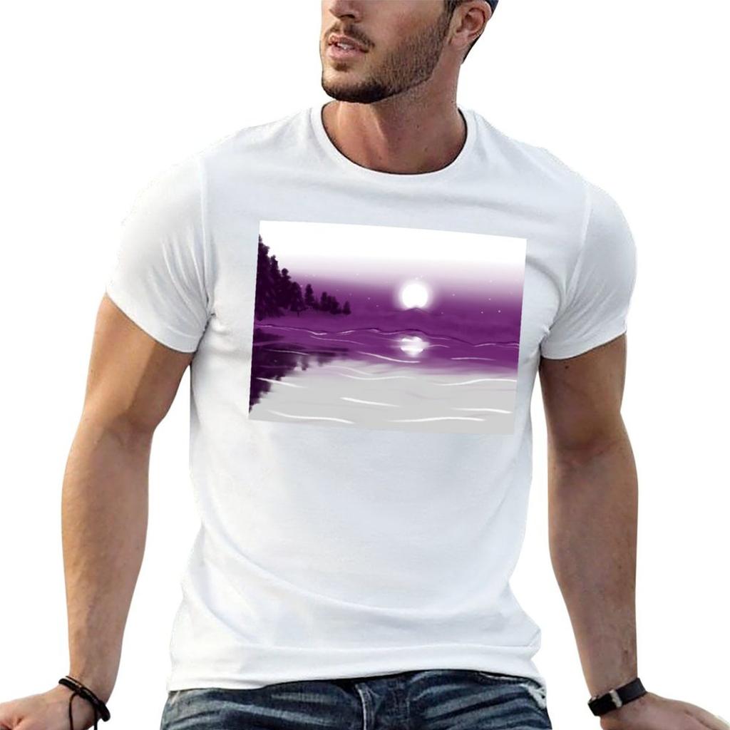 Demisexual Landscape T-Shirt man t shirts high quality luxury brand cotton tshirt 100% man t sh