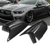 Для Infiniti Q50 Q60 Q70 QX30 2014- Цвет углеродного волокна Накладки на зеркала заднего вида Боковые зеркала дверей Стиль M Пара