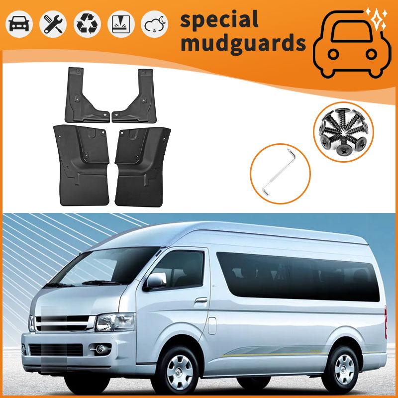 For 98-21 Toyota Hiace models Mudguards Fender Mudflaps Front Rear Flares Splash Guards Cover Car Accessorie