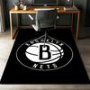 Brooklyn Nets Printed Carpet,Rug,for Office Chair Living Room Bedroom Kitchen Room Decor Gifts.