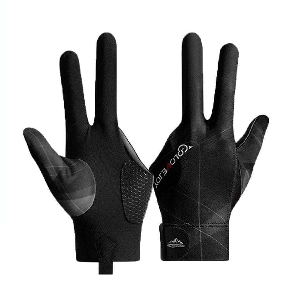 Эластичная перчатка для снукера, левая и правая перчатка с тремя пальцами, высококачественная перчатка для бильярда