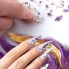 Наклейки для ногтей Год Змеи Мультяшный узор змеи Маленький Дух Змеи Тонкие и прочные наклейки для ногтей на клейкой основе