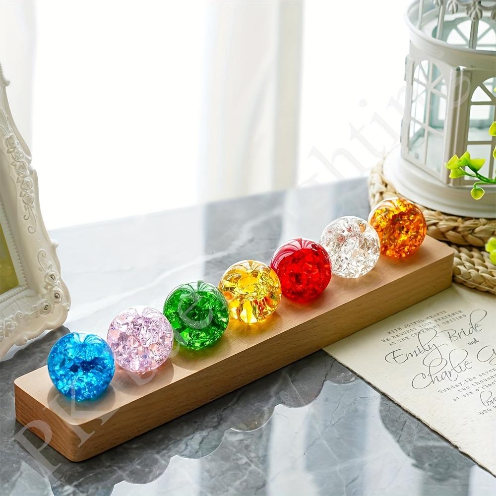 7 шт. Сферы Светодиодная Ночная Подсветка Хрустальный Шар Медитация Гостиная Украшение Шар Подарок на День Рождения Рождество День Матери День Святого Валентина Выпускной