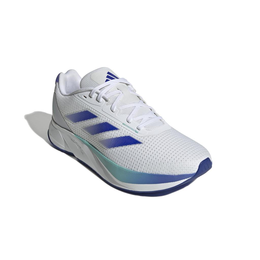 Adidas Duramo SL Running Shoes, Unisex Adult, LZQ32, Footwear White/Lucid Blue/Flash Aqua (IF9481), Size 27.5cm