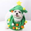 Dog Outfit Dress Costume Halloween Pet Cosplay Christmas Tree Theme