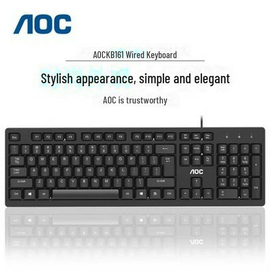 Набор клавиатуры и мыши AOC KM160 USB для дома и офиса