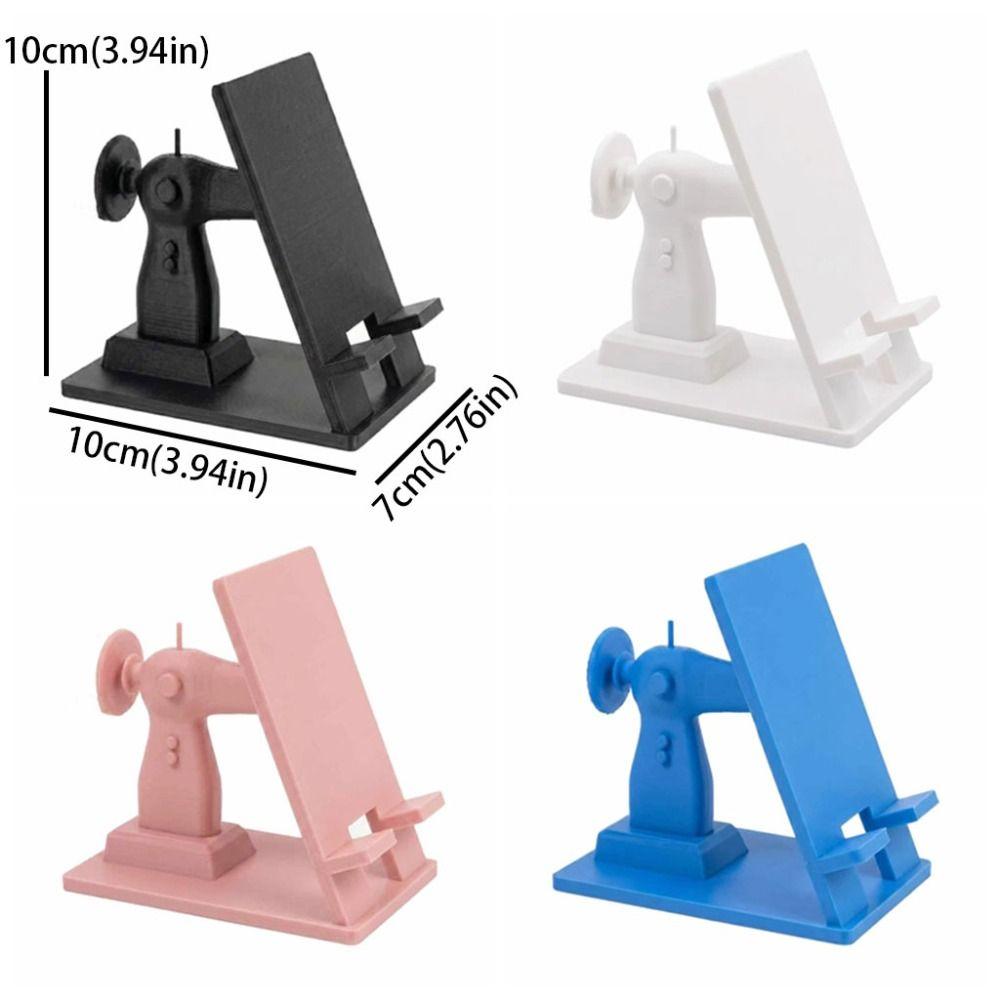 Vintage Sewing Machine Phone Stand 3D Printed Desk Decor Phone Holder Sewing Lover Gifts