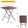 Nordic Style Outdoor Folding Plastic Table and Chair Set