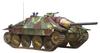 Takom Scale German Type 38 Hetzer Light Tank Full Interior Plastic Model Kit TKO2171 1/35 Destroyer, Mid-Production,