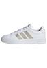 Grand Court Base OOS66 Footwear White Size Cm 3.0 Women's Sneakers, White/Cyber Metallic/Footwear (HQ0094), 25.0