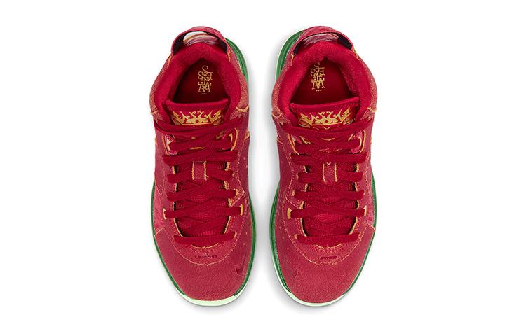 Nike Lebron 8 'Empire Jade' Фиолетовые Запретные, Джеймс Средние Винтажные Баскетбольные Кроссовки Черно-Красные DH3238-600