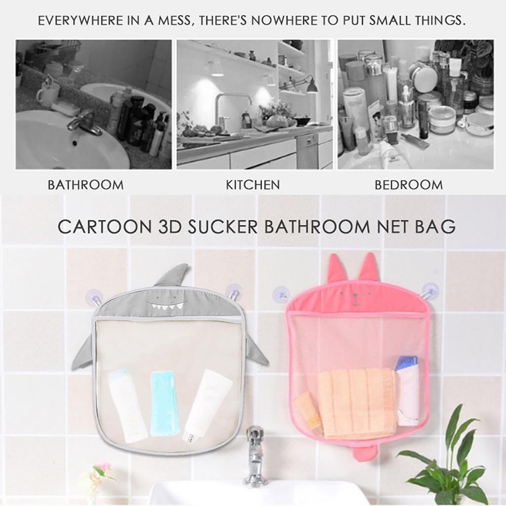 Детские игрушки для ванной, сетчатая сумка для хранения игрушек, мощная присоска, сумка для игр в ванной, сумка для хранения в ванной комнате