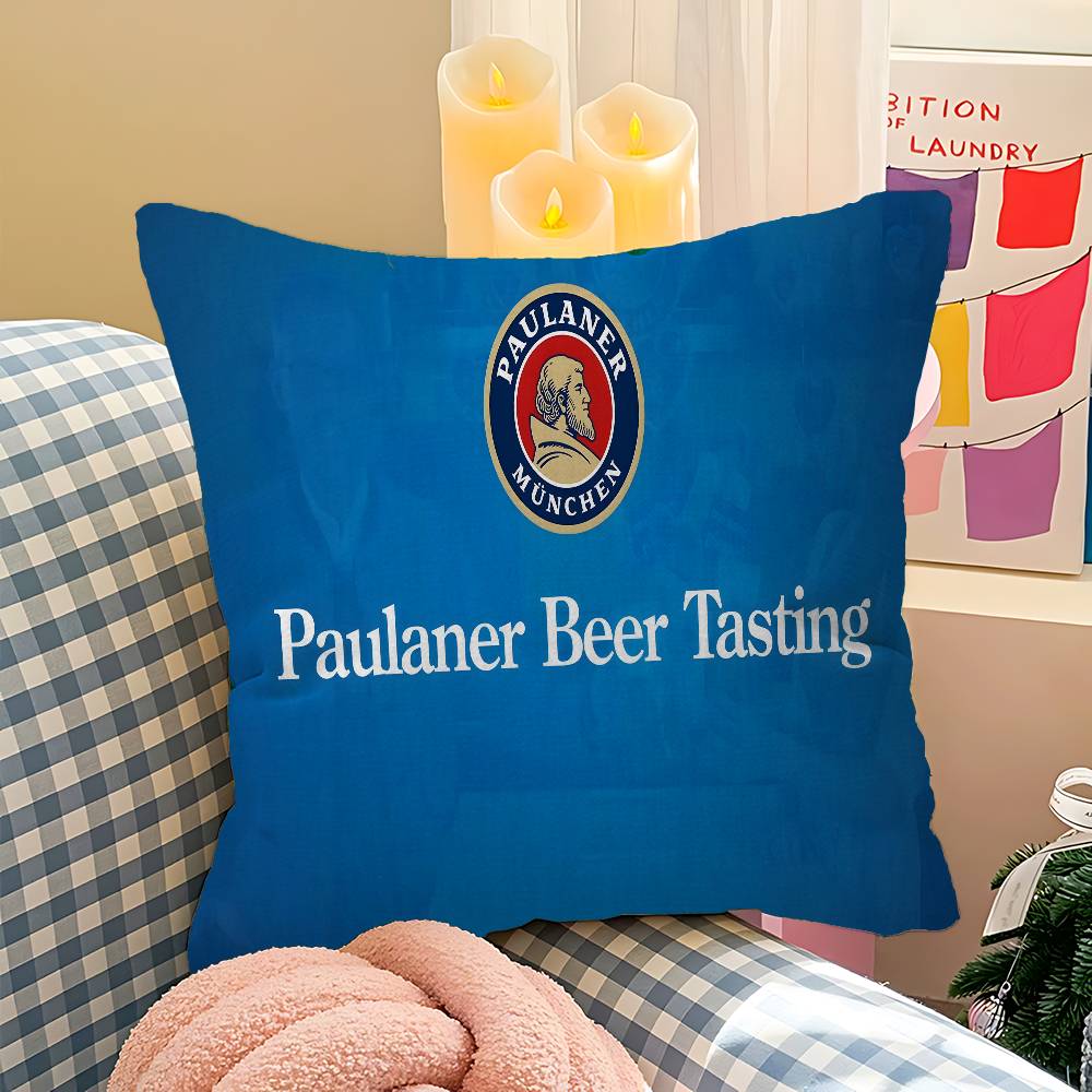 German Beer PPaulaner Cushion Cover Decorative Pillow Sofa Home Decor case pillow cases