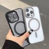 Роскошный прозрачный чехол Magsafe для iPhone 16 15 14 13 12 11 Pro Max Mini Plus Магнитные чехлы для беспроводной зарядки Прозрачная крышка