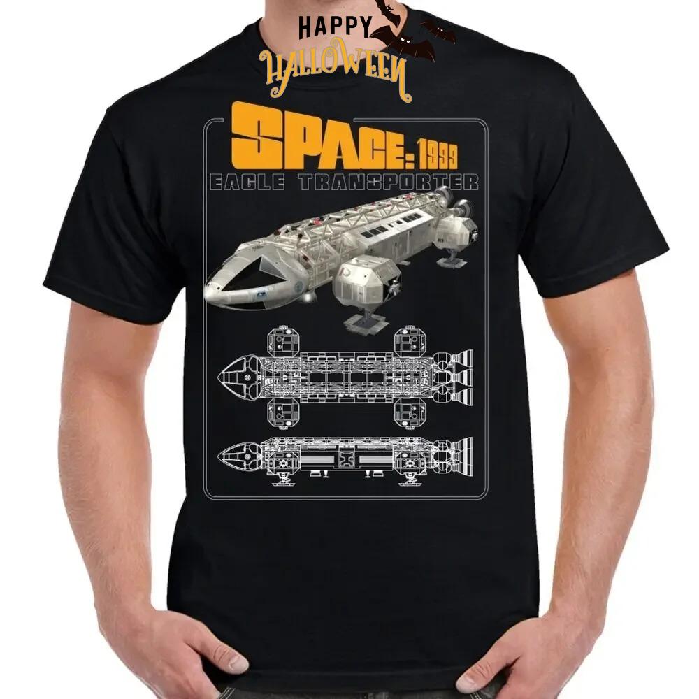 Space 1999 Eagle Transporter Color Schematic Adult TShirt Short Sleeve Casual 100 Cotton ONeck Mens Tshirt Size S3XL