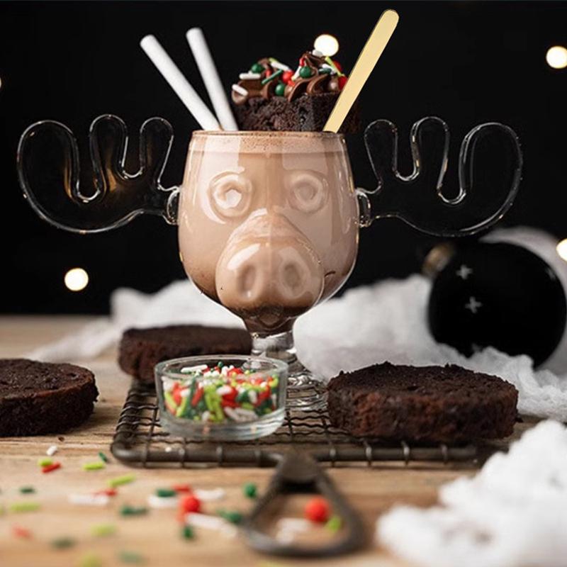 Кружка-стакан из фильма «Рождественские каникулы», волнистая двухслойная стеклянная кружка, керамические кофейные кружки, чашки, керамические кофейные кружки, одинарная