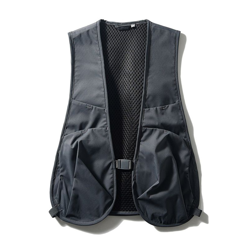 Outdoor Mountain Functional Fishing Parka Vest Man Summer Thin Multi-Pocket Sports Tactical Vest Photography Vest