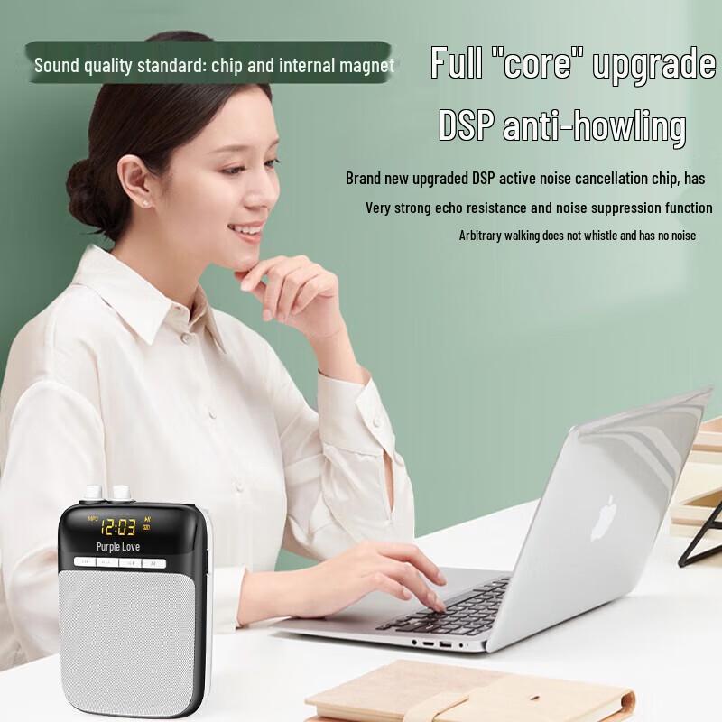 SOAIY S518 Portable FM Wireless Amplifier Speaker
