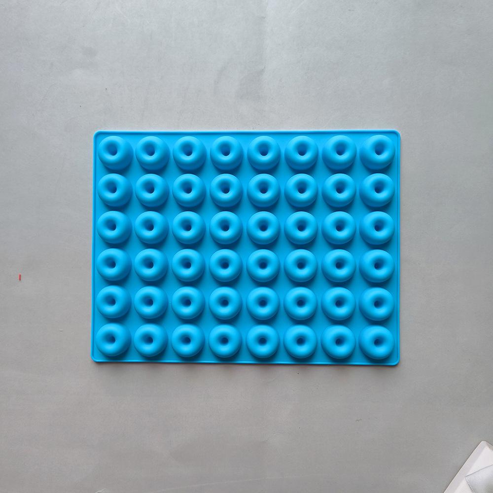 48 Cavity Mini Donut Silicone Mold DIY Handmade Dropper Mold Candy pudding Chocolate Baking Cake Tool