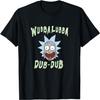 Футболка Rick and Morty Wubba Lubba Dub-Dub с капающим текстом