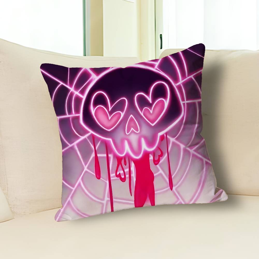 A-Angel D-Dust H-HazbinsS-S Наволочки для Спальни Гостиной Дивана Домашний Декор Полиэстеровая Наволочка на Подушку на Молнии