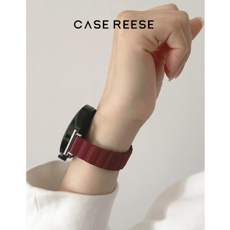 Женский тонкий силиконовый ремешок с магнитной застежкой для Apple Watch S11 10 46/42 мм 45 мм 44 мм Тонкие ремешки 38 мм 40 мм 41 мм Браслет iWatch SE 9 8 7 6