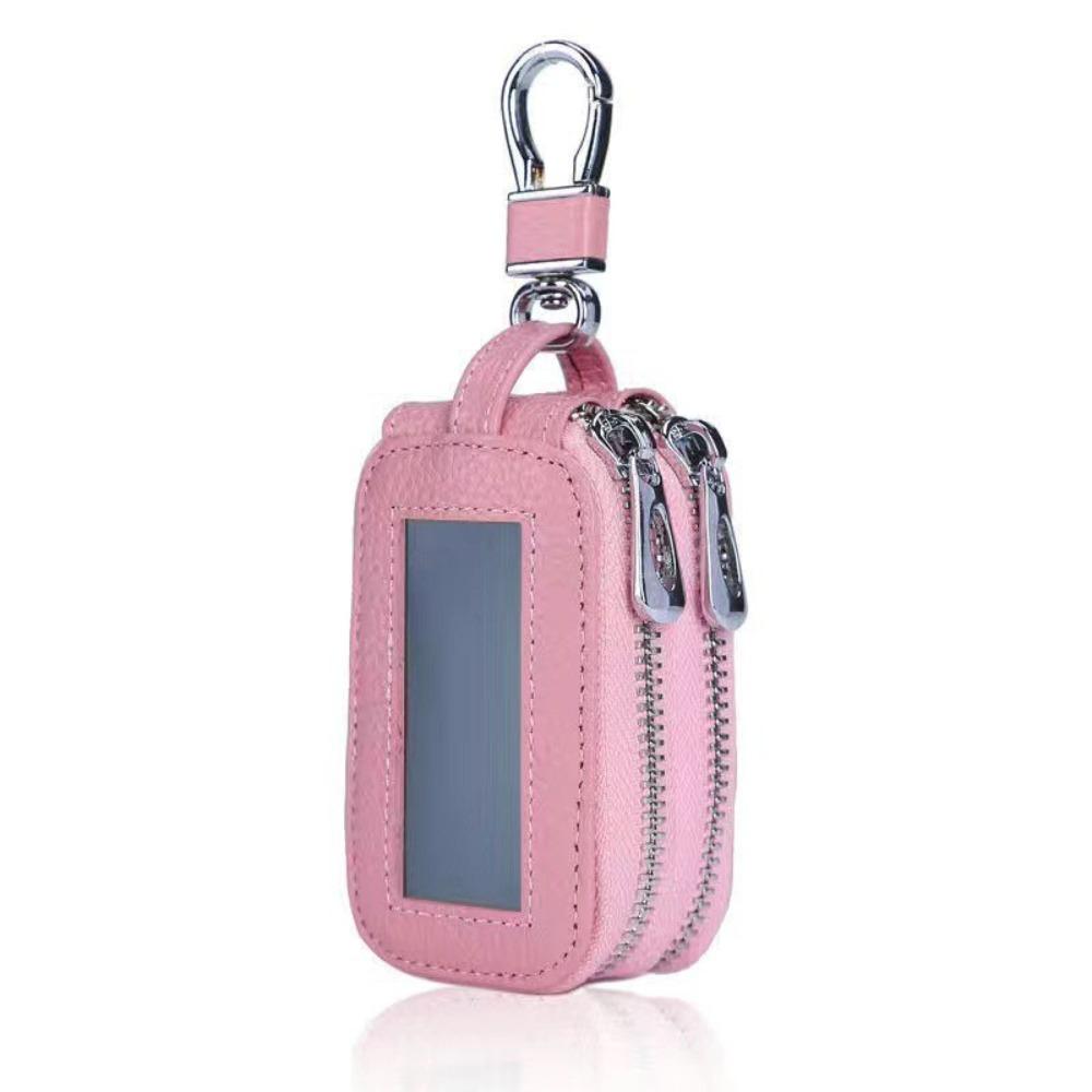 Genuine Leather Key Case Keychain holder Multifunctional Keys Wallet Fashion Car Key Bag  Women