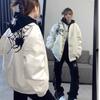 Vintage Street Spider Embroidery Jacket Baseball Jersey Top Autumn Winter Y2k Clothes Women's Loose Couple Coat