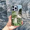 Чехол для iPhone 13 Mini 12 Pro Max 15 14 11 16 Pro Max Plus Эстетичный Милый Призрачный Арт Ударопрочный Матовый Лазерный Задние Крышки