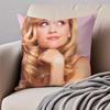 RReese Witherspoon Cushion Cover Pillowcase Antidustmite Invisible Zipper Short Plush Sofa Cushion