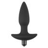 Anal Plug Fantasy Plug with Vibration Black