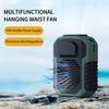 Outdoor Portable Hanging Neck/Waist Fan USB Mini Charging Fan Outdoor Sports Cooling Waist Clip Fan Mini Mute Fan Air Cooler Fan