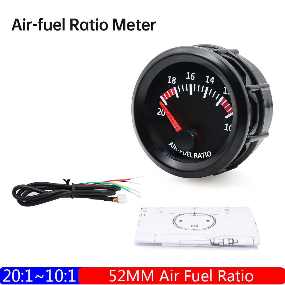 52mm Water Temp/Oil Temp/Oil Press BAR PSI/Voltmeter/Vacuum/Boost Gauge/Air Fuel Ratio/EGT Gauge With Sensor Gasoline Car 12V