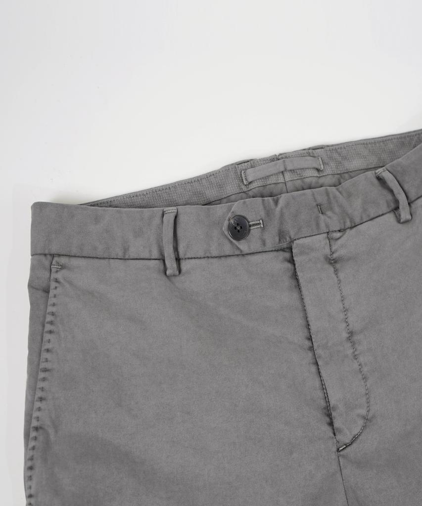 BIRBANTE Sondrio Garment-Dyed Chino Pants - Gray