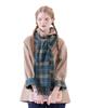 Afternoon Tea Living Stole JN28 Tartan Check Stole / Afternoon Tea Original Tartans Green