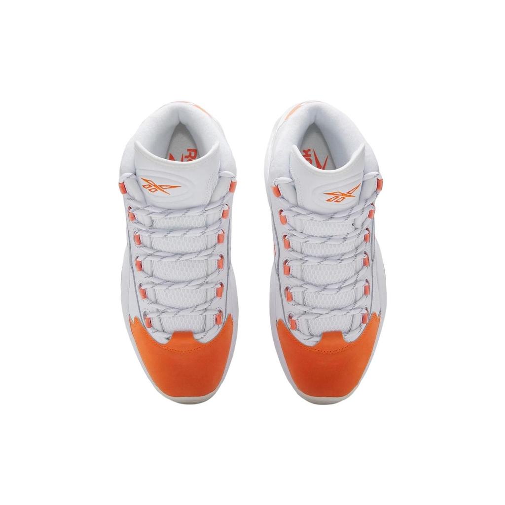 Reebok Question Mid Унисекс Белый Оранжевый HR1049