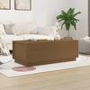 813423 vidaXL Coffee Table Honey Brown 100x50x35 Cm Solid Pine Wood