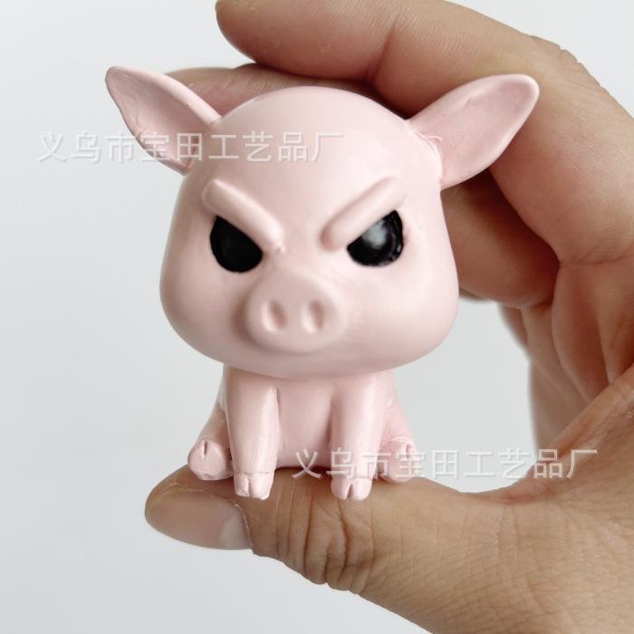 Новая игрушка «Злые свиньи» (Raging Pigs), напечатанная на 3D-принтере, настольное украшение из смолы.