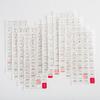 365-дневные датированные васи-стикеры: 12 листов для DIY-журналов