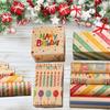 Birthday Gift Wrapping Paper Set Unique Birthday Gift Patterned Wrapping Paper with Tape Card and Straw Rope