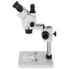 3.5X-90X Stereo Microscope 360°Swiveling Trinocular Stereo Microscope with Pillar Stand