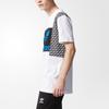 adidas Мужская футболка с круглым вырезом Originals Trefoil, белые топы BQ0914