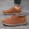 Lightweight Lace Up Casual Men's Shoes Breathable Fly Woven Men's Plus Size Sports Shoes Men Loafers