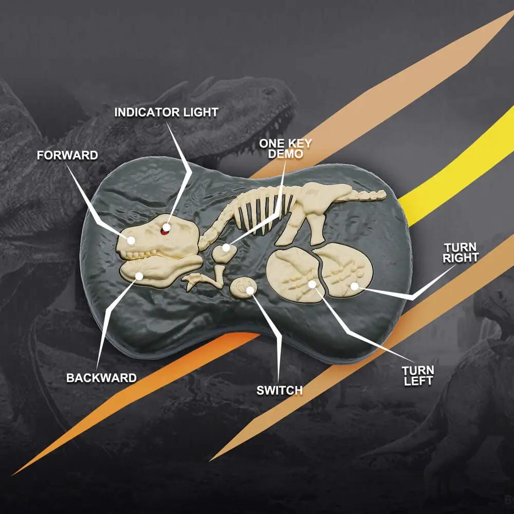 Remote Control Dinosaur Toys for Kids 2.4Ghz RC Dinosaur Robot Toy with Verisimilitude Sound for Kids Boys Girls Children's Gift